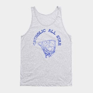 Vintage Catholic All Star Basketball Practice Tee Tank Top